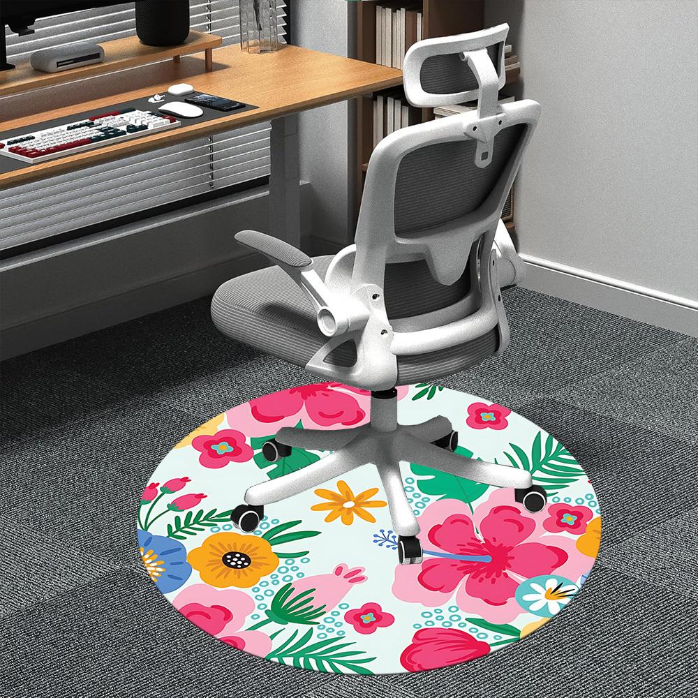 1PC Floral Pattern Office Round Area Rug, Indoor Mat Suitable ForOffice, Under Office Chairs Bedroom Living Room Home Decor, Room Deco f028 80cm by 80cm
1PC Floral Pattern Office Round Area Rug, Indoor Mat Suitable ForOffice, Under Office Chairs Bedroom Living Room Home Decor, Room Deco f028 80cm by 80cm