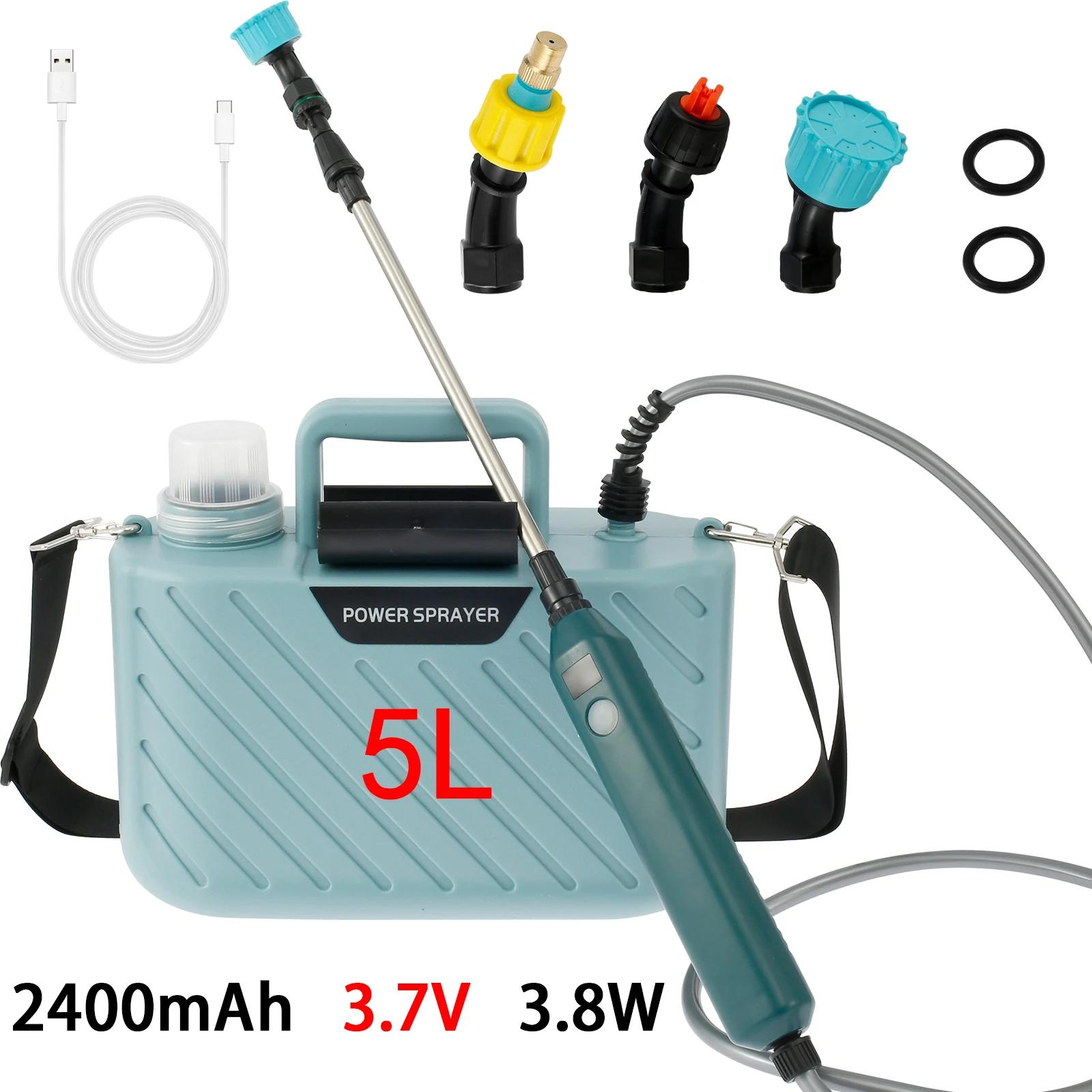 5L Electric Powered Sprayer Light Shoulder-type Pesticide Irrigation USB Charging 2000/2400mAh Garden Weed Portable Lawn Pump
5L Electric Powered Sprayer Light Shoulder-type Pesticide Irrigation USB Charging 2000/2400mAh Garden Weed Portable Lawn Pump