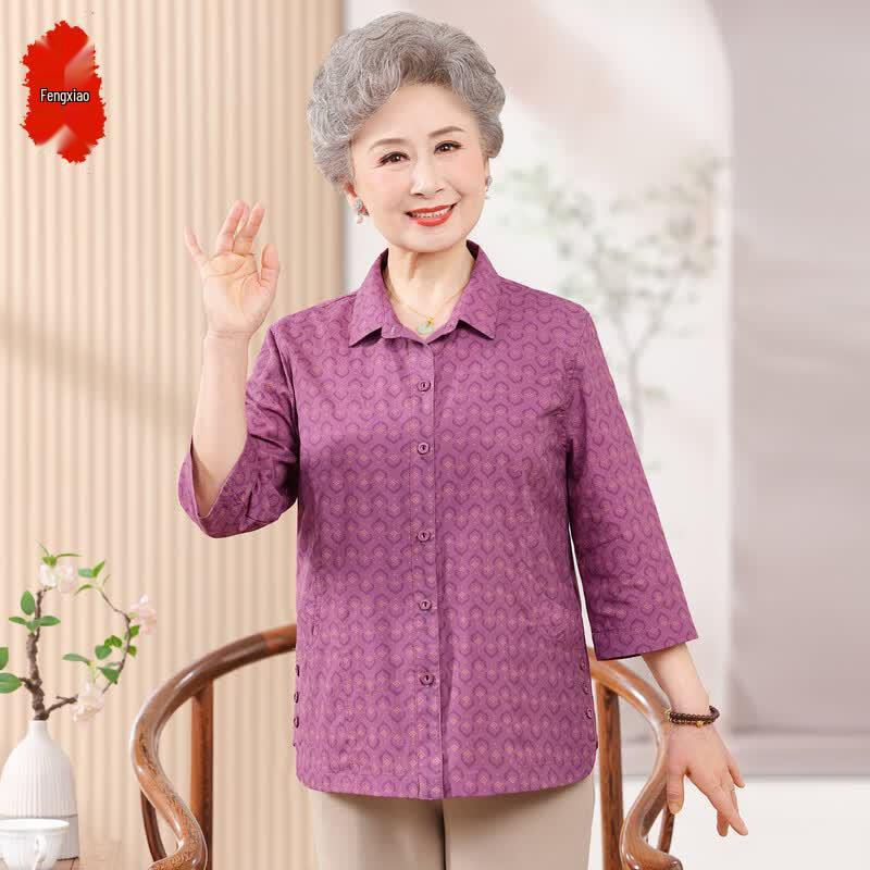 Elderly Women s Thin Cotton Cardigan Shirt 2XL
Elderly Women s Thin Cotton Cardigan Shirt 2XL