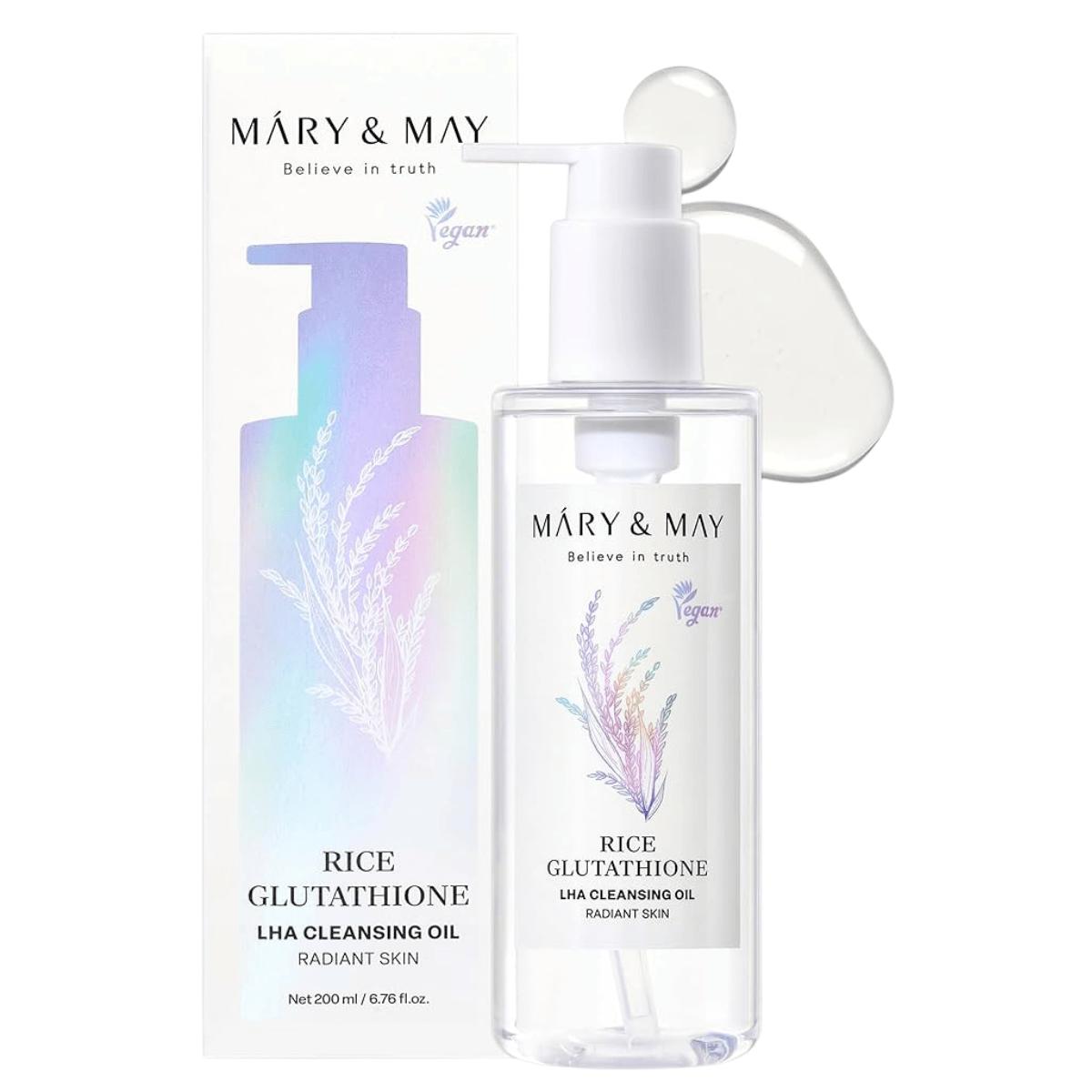 Mary&May Rice Glutathione LHA Cleansing Oil 200 ml - makeup remover oil
Mary&May Rice Glutathione LHA Cleansing Oil 200 ml - makeup remover oil