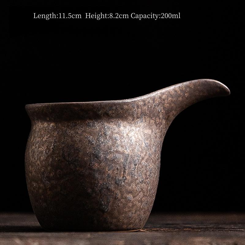Gilded Iron Glaze Public Cup Tea Dispenser Vintage Ceramic Teaware Cha Hai Tea Ceremony Accessories Tea Sea Kung Fu Tea Set 200ml
Gilded Iron Glaze Public Cup Tea Dispenser Vintage Ceramic Teaware Cha Hai Tea Ceremony Accessories Tea Sea Kung Fu Tea Set 200ml