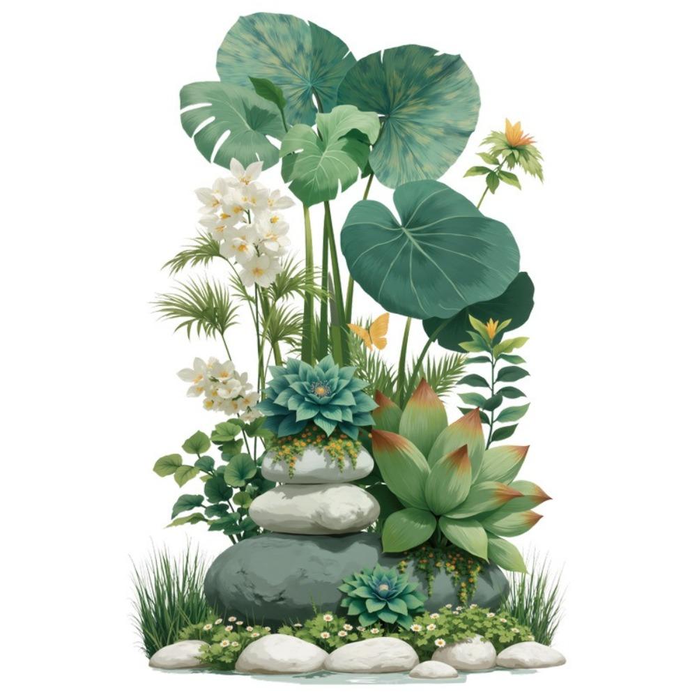 Large Size Wall Decal Sticker PVC Material Eco-friendly Wall Mural Removable Green Plant Self-Adhesive Wall Sticker Sofa Wall
Large Size Wall Decal Sticker PVC Material Eco-friendly Wall Mural Removable Green Plant Self-Adhesive Wall Sticker Sofa Wall