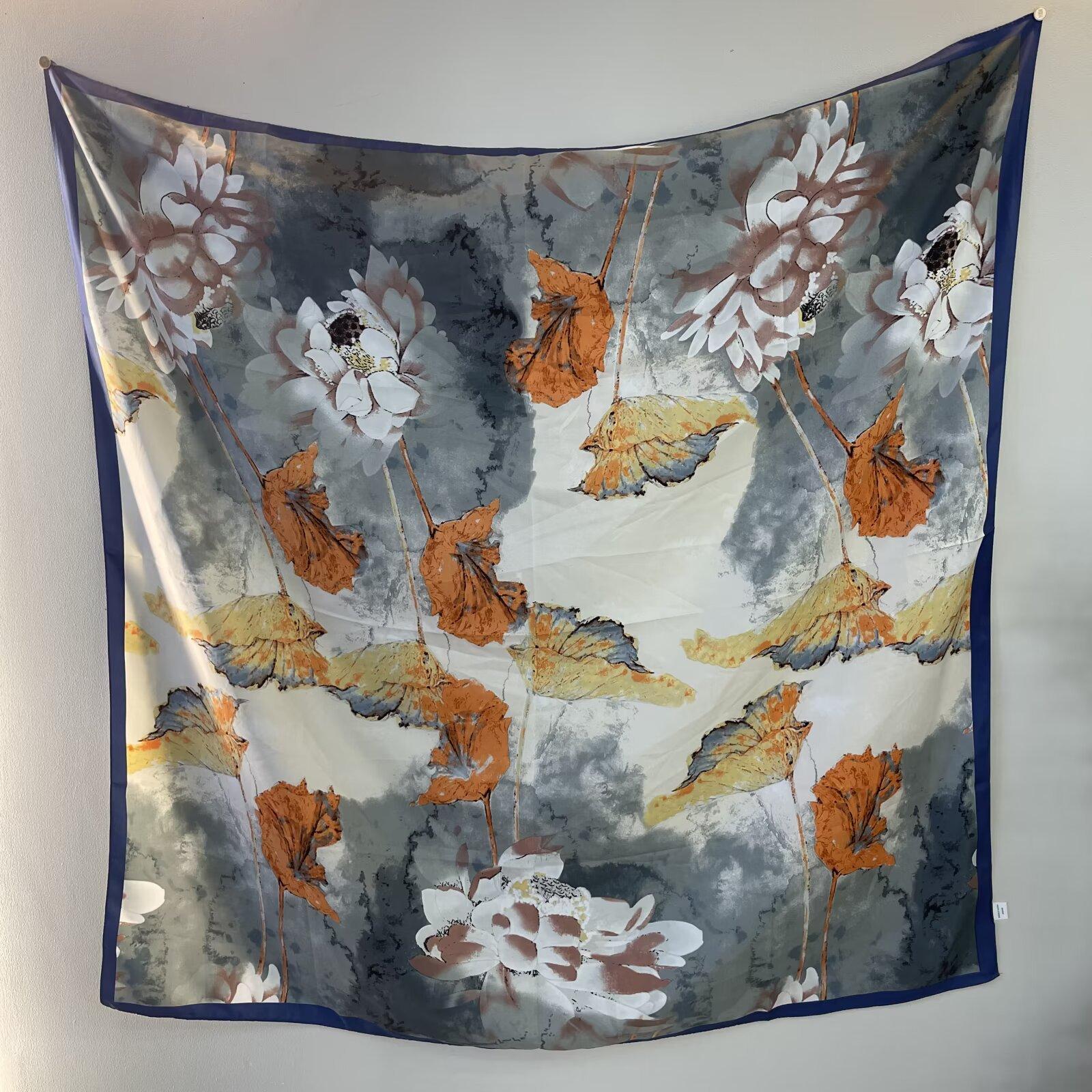 Весенне-осенний высококачественный твиловый платок-бандана с цветочным принтом для женщин, новый универсальный платок от солнца, шарф 110CM
Весенне-осенний высококачественный твиловый платок-бандана с цветочным принтом для женщин, новый универсальный платок от солнца, шарф 110CM