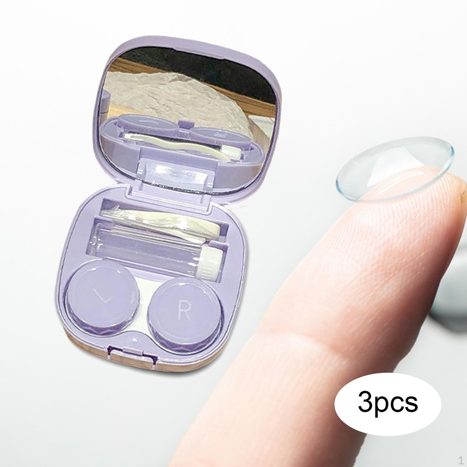 3 Pieces Portable Eye Caps Box for Women Lightweight 7x7x2.5cm with Accessory фіолетовий
3 Pieces Portable Eye Caps Box for Women Lightweight 7x7x2.5cm with Accessory фіолетовий