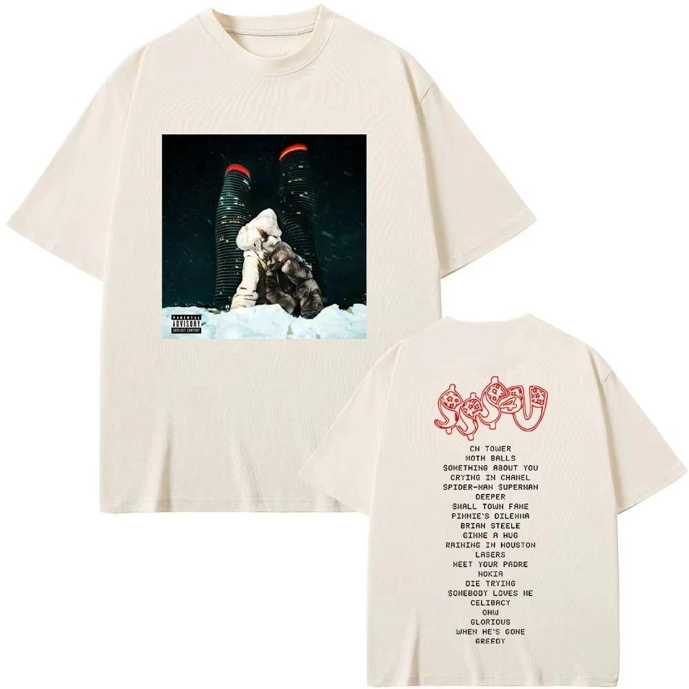 Unisex Women Hip Hop Fashion Oversized T Shirt Rapper PARTYNEXTDOOR Drake SSS4U Some Sexy Songs 4 U Album Graphic Printed Tshirt S
Unisex Women Hip Hop Fashion Oversized T Shirt Rapper PARTYNEXTDOOR Drake SSS4U Some Sexy Songs 4 U Album Graphic Printed Tshirt S