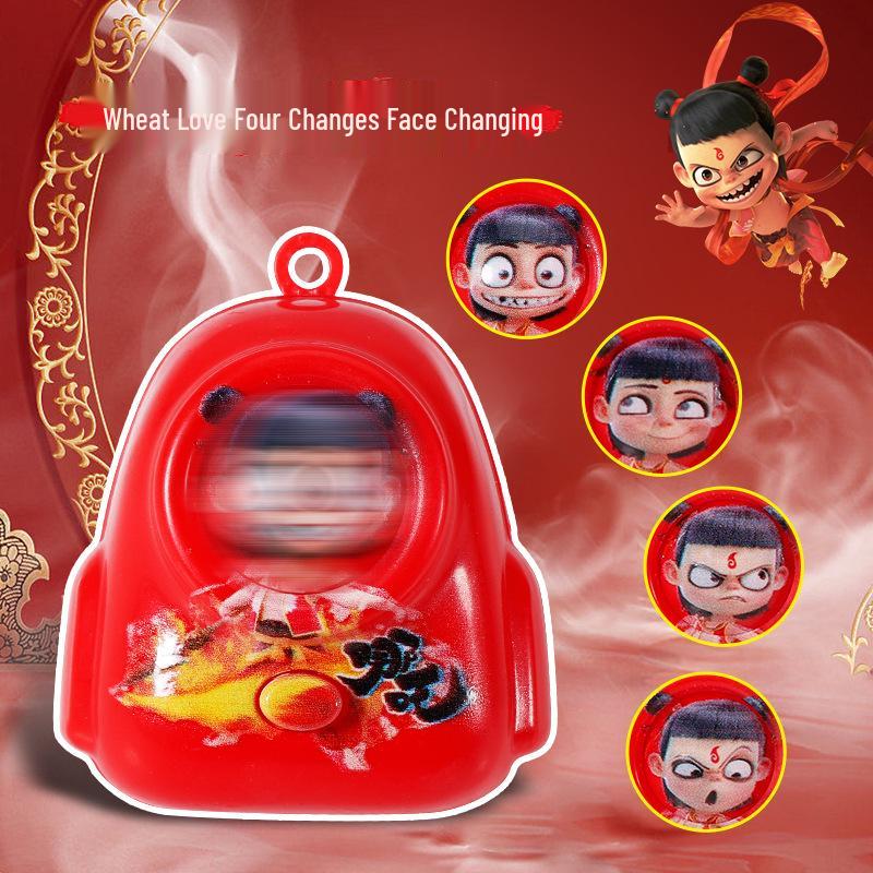 Брелок-подвеска для рюкзака Нечжа, меняющий выражение лица, подарок
Брелок-подвеска для рюкзака Нечжа, меняющий выражение лица, подарок