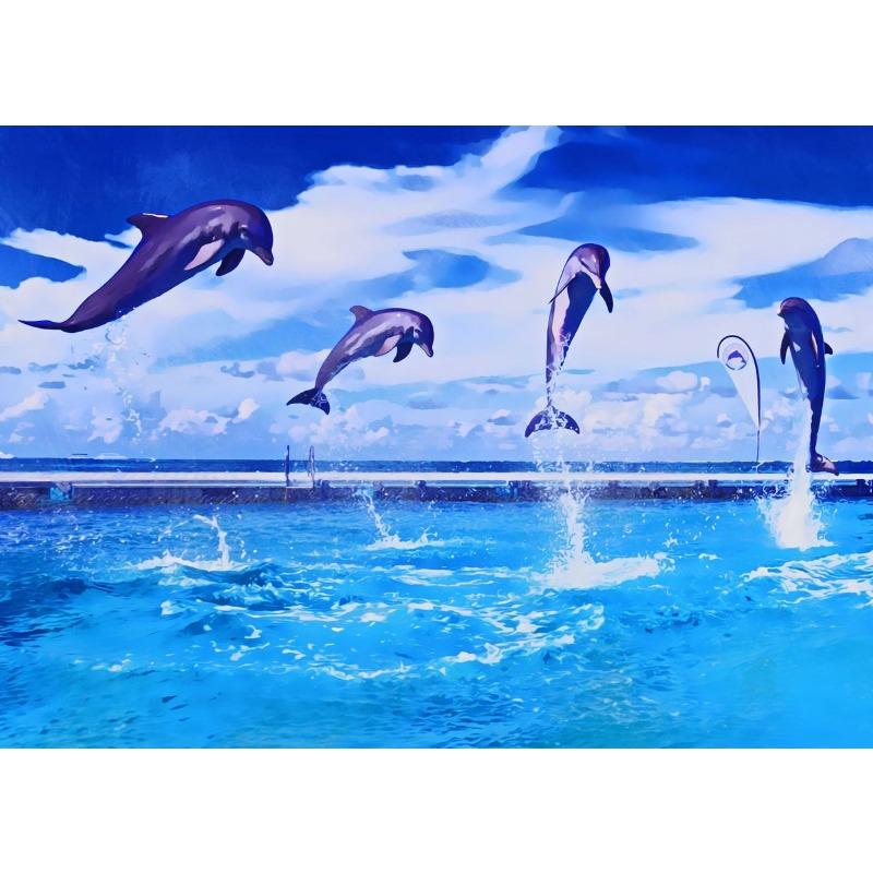 Leaping Dolphins Wall Pictures Canvas Painting Wall Art Natural Sea Life Posters and Prints for Living Room Home Decor Mural 21cm×30cm NoFrame
Leaping Dolphins Wall Pictures Canvas Painting Wall Art Natural Sea Life Posters and Prints for Living Room Home Decor Mural 21cm×30cm NoFrame