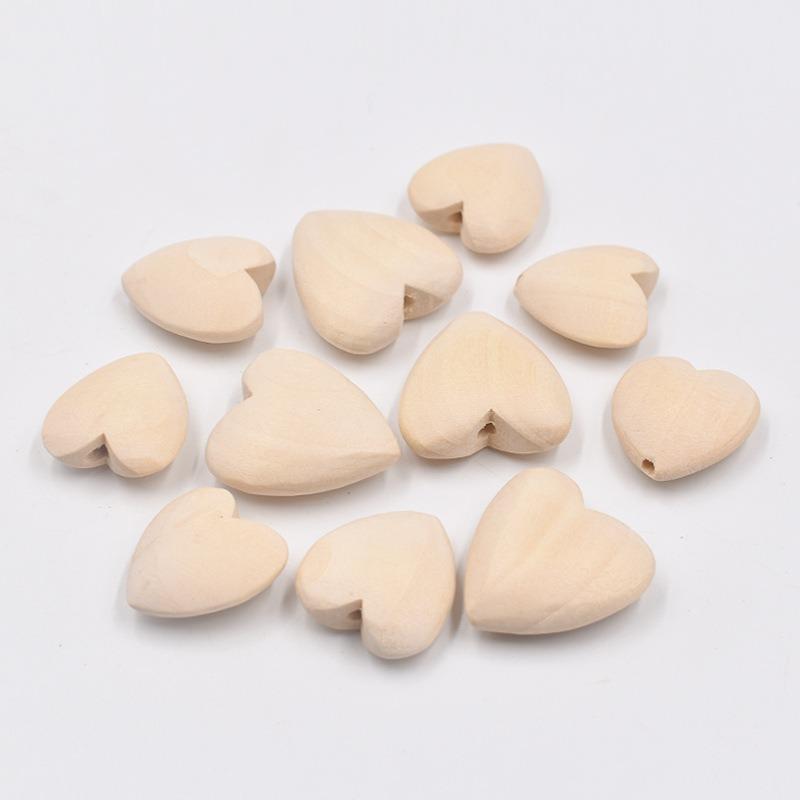 10PCS 20-40MM Natural Unfinished Wood Heart Beads Blank Unpainted Wooden Loose Spacer Beads for Jewelry Crafts Making 20MM
10PCS 20-40MM Natural Unfinished Wood Heart Beads Blank Unpainted Wooden Loose Spacer Beads for Jewelry Crafts Making 20MM