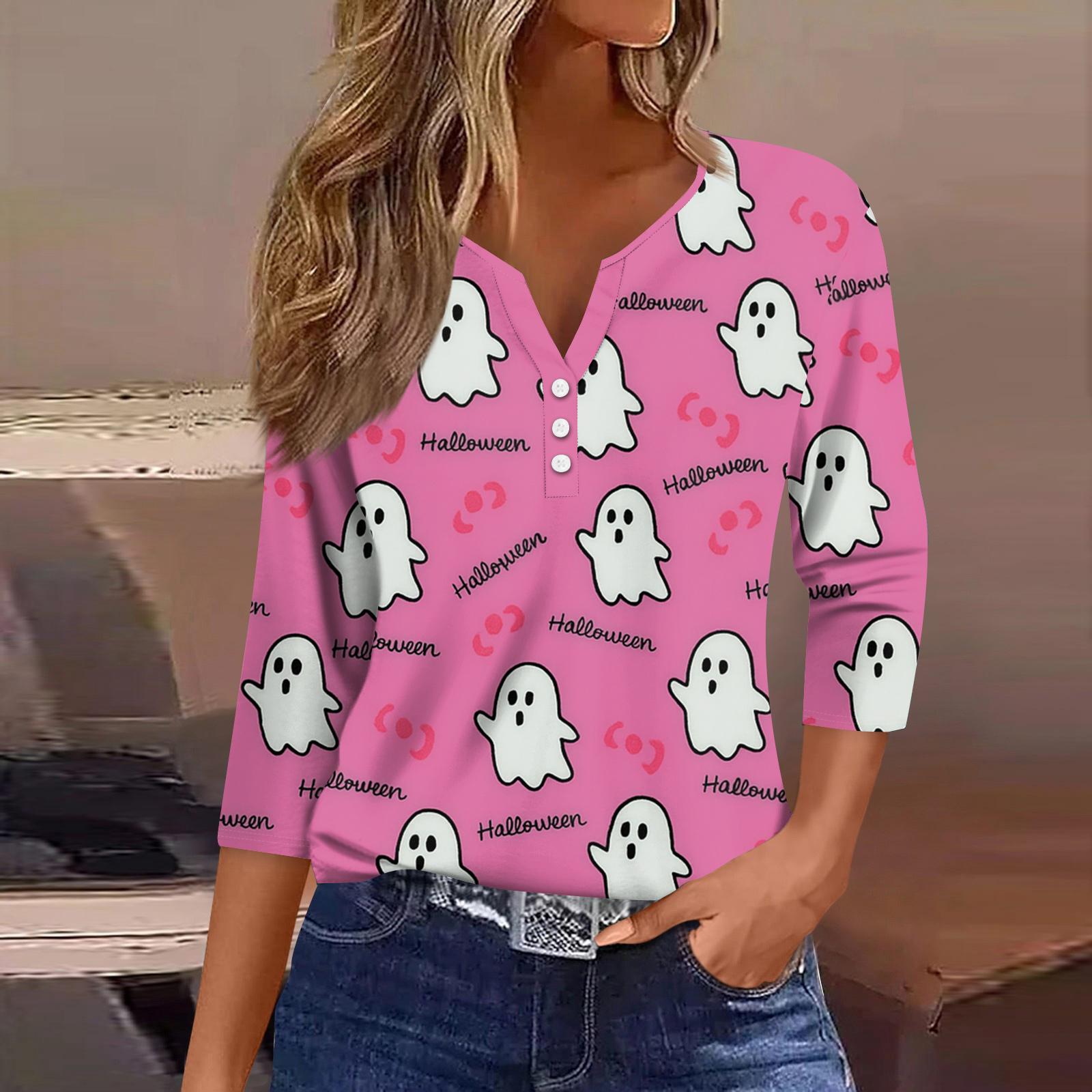 Жен. Футболка Футболка С принтом Пуговицы Рукав 3/4Ежедневно Выходные Мода Классический Топ с v-образным вырезом Обычный S
Жен. Футболка Футболка С принтом Пуговицы Рукав 3/4Ежедневно Выходные Мода Классический Топ с v-образным вырезом Обычный S