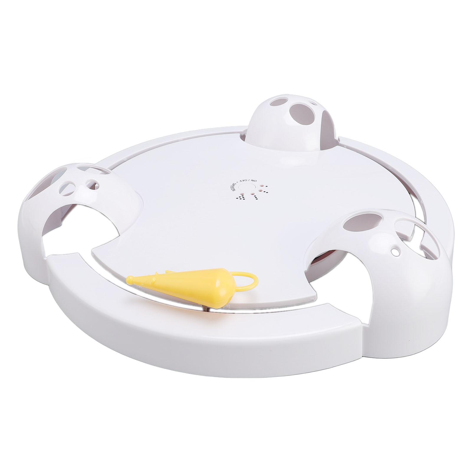 Cat Turntable Interactive Mouse Catching Toy Multifunctional Electronic Funny Cats Exercise Toy Battery Power Moving Mouse Cats Toy
Cat Turntable Interactive Mouse Catching Toy Multifunctional Electronic Funny Cats Exercise Toy Battery Power Moving Mouse Cats Toy