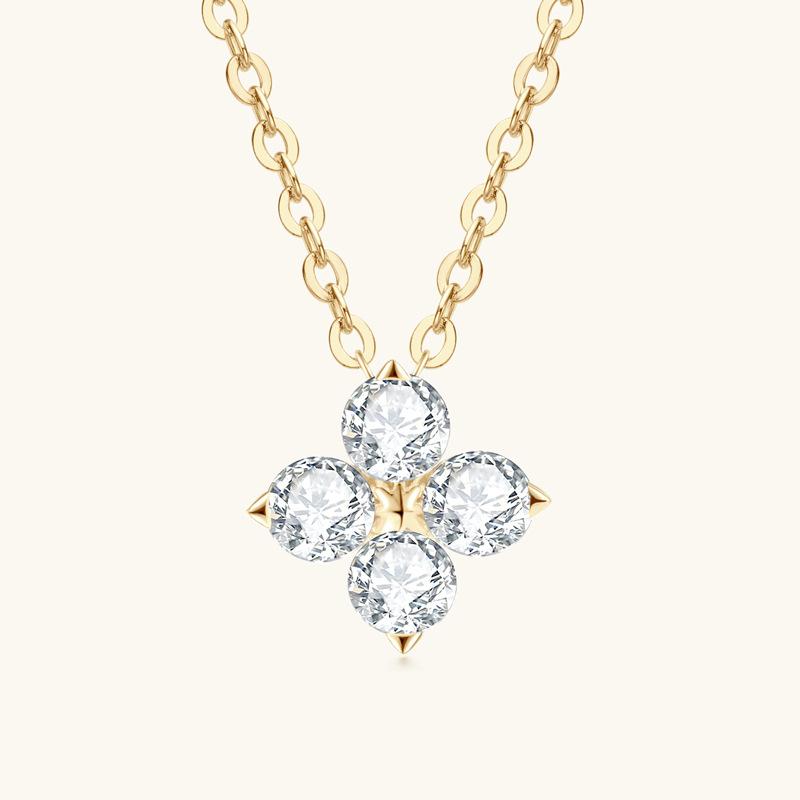 3mm 925 Sterling Silver Clover Moissanite Necklace D VVS1 High Grade Exquisite Fashion Jewelry 3mm білий
3mm 925 Sterling Silver Clover Moissanite Necklace D VVS1 High Grade Exquisite Fashion Jewelry 3mm білий
