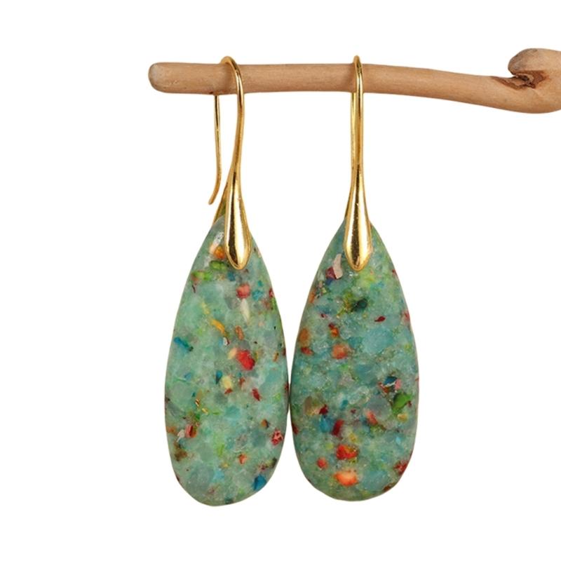 Contrast Teardrop Stone Earrings Lightweight Copper Alloy Sophisticated Design For Sensitive Skin And Long Wear Comfort
Contrast Teardrop Stone Earrings Lightweight Copper Alloy Sophisticated Design For Sensitive Skin And Long Wear Comfort