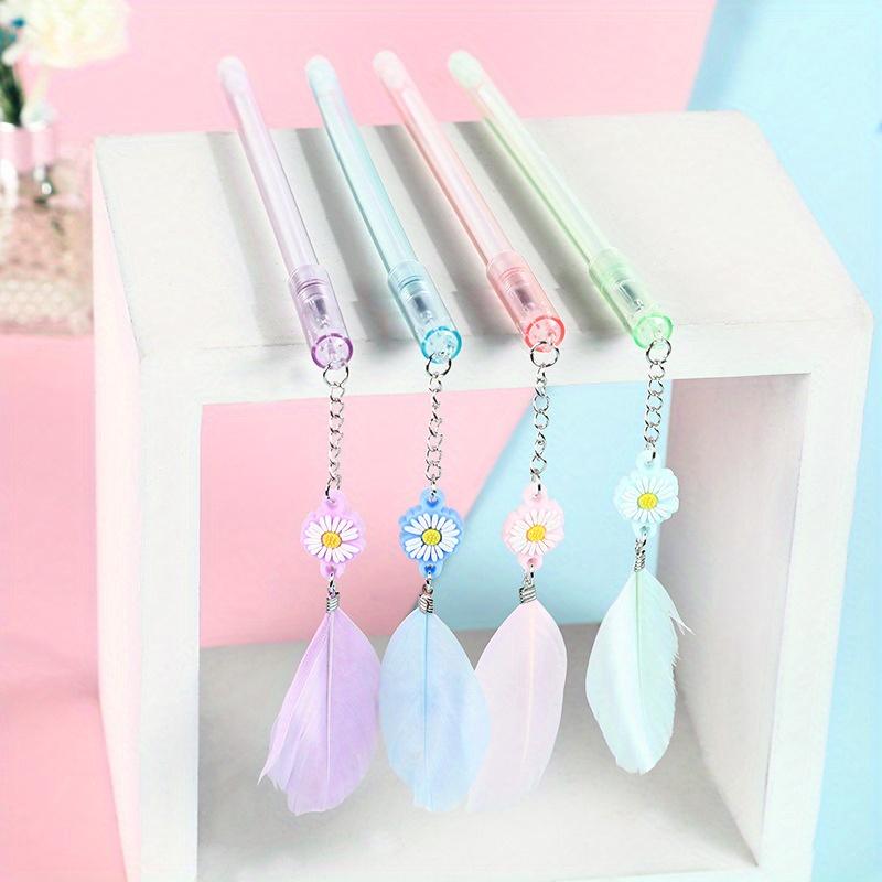 Back to school season 12pcs 0.5mm creative soft glue daisy feather pendant erasable neutral pen high-value pendant signature pen for girls gift pen Random style 12pcs
Back to school season 12pcs 0.5mm creative soft glue daisy feather pendant erasable neutral pen high-value pendant signature pen for girls gift pen Random style 12pcs
