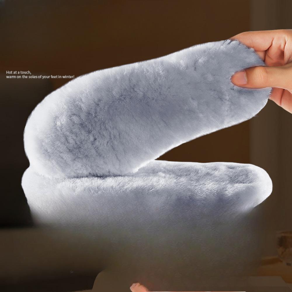 Пара теплых стелек, толстых и пушистых, морозостойких, дышащих и впитывающих пот, с мягкими и удобными подошвами, повседневный плюшевый материал 45 серый
Пара теплых стелек, толстых и пушистых, морозостойких, дышащих и впитывающих пот, с мягкими и удобными подошвами, повседневный плюшевый материал 45 серый