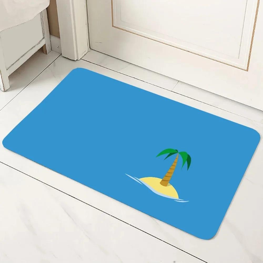 Summer Beach Door Mat with Surfing Girl and Tropical Scenery Colorful Cartoon Design Rug Protector for Home Bathroom and Bedroom 40x60cm
Summer Beach Door Mat with Surfing Girl and Tropical Scenery Colorful Cartoon Design Rug Protector for Home Bathroom and Bedroom 40x60cm