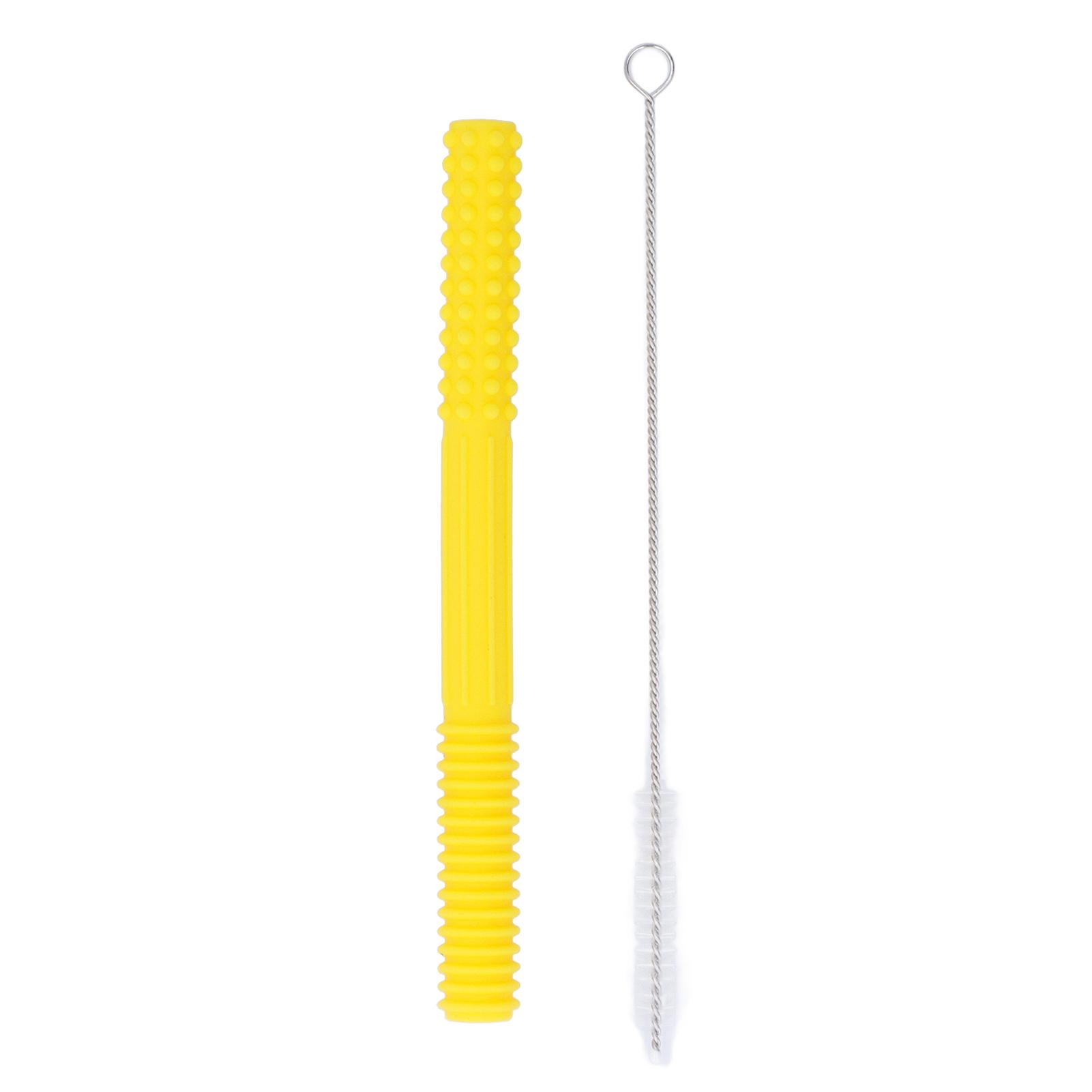 Baby Safe Hollow Teething Tube Toddlers Infant Soft Silicone Chew Teething Toy with Cleaning Brush зелений
Baby Safe Hollow Teething Tube Toddlers Infant Soft Silicone Chew Teething Toy with Cleaning Brush зелений