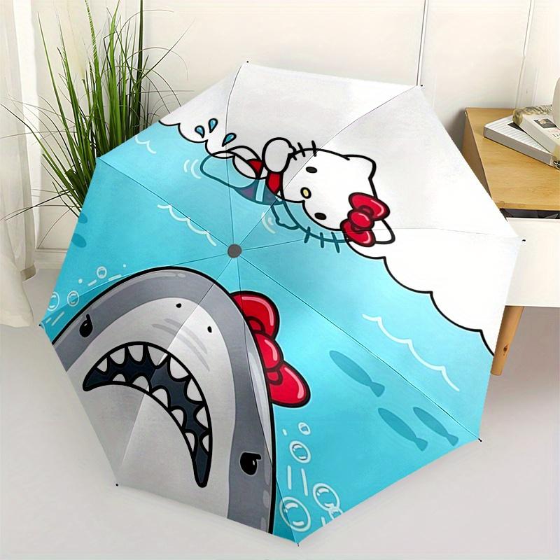 Hello Kitty, Shark Automatic Opening and Closing Parasol Compact Travel Umbrella with 8 Ribs for Women and Men Ideal Birthday/Christmas Gift
Hello Kitty, Shark Automatic Opening and Closing Parasol Compact Travel Umbrella with 8 Ribs for Women and Men Ideal Birthday/Christmas Gift