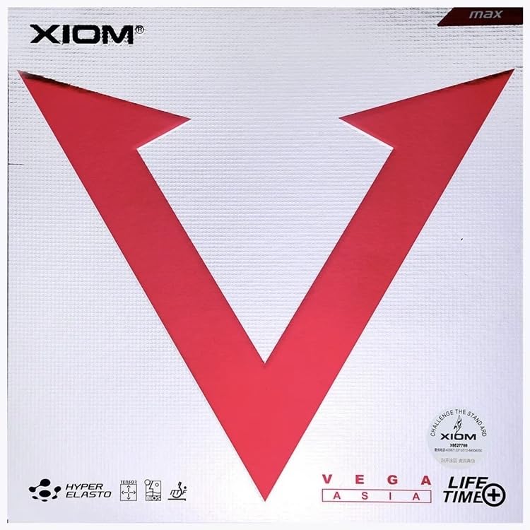 XIOM Asia 79-009 Table Tennis Rubber, Offensive Type, High Elasticity Sponge, Strong Rotation, Durability, For Professional Matches, For Drive and
XIOM Asia 79-009 Table Tennis Rubber, Offensive Type, High Elasticity Sponge, Strong Rotation, Durability, For Professional Matches, For Drive and