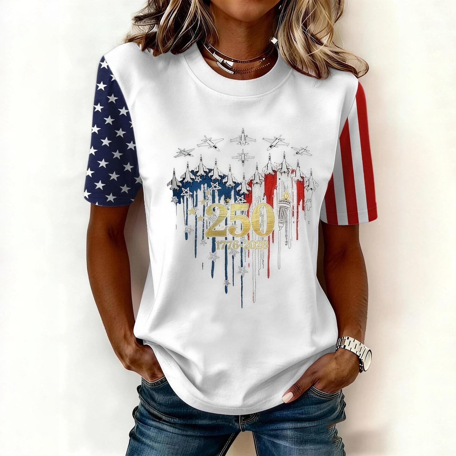 Women s Casual And Fashionable Short-sleeved Printed T-shirt Top XL білий
Women s Casual And Fashionable Short-sleeved Printed T-shirt Top XL білий
