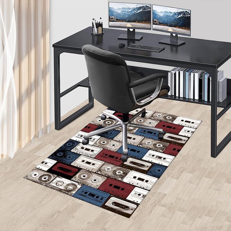 1pc Cassette Tape Office Chair Mat - Retro Style Carpet for Desk, Non-Slip Floor Protector, Festive Gift Idea for Home or Workplace Decor.P032 60cm by 90cm
1pc Cassette Tape Office Chair Mat - Retro Style Carpet for Desk, Non-Slip Floor Protector, Festive Gift Idea for Home or Workplace Decor.P032 60cm by 90cm