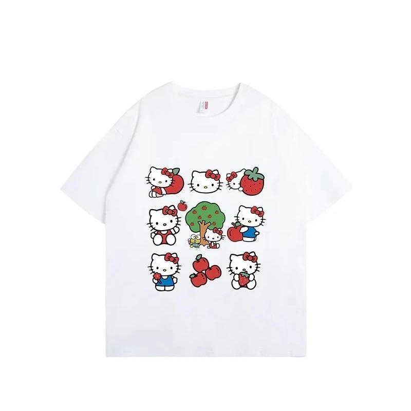 Hello Kitty Sanrio Fun Print Cotton TShirt Summer Cartoon Graphic Tshirt Round Neck Plus Size Loose Casual Clothes Tops S
Hello Kitty Sanrio Fun Print Cotton TShirt Summer Cartoon Graphic Tshirt Round Neck Plus Size Loose Casual Clothes Tops S