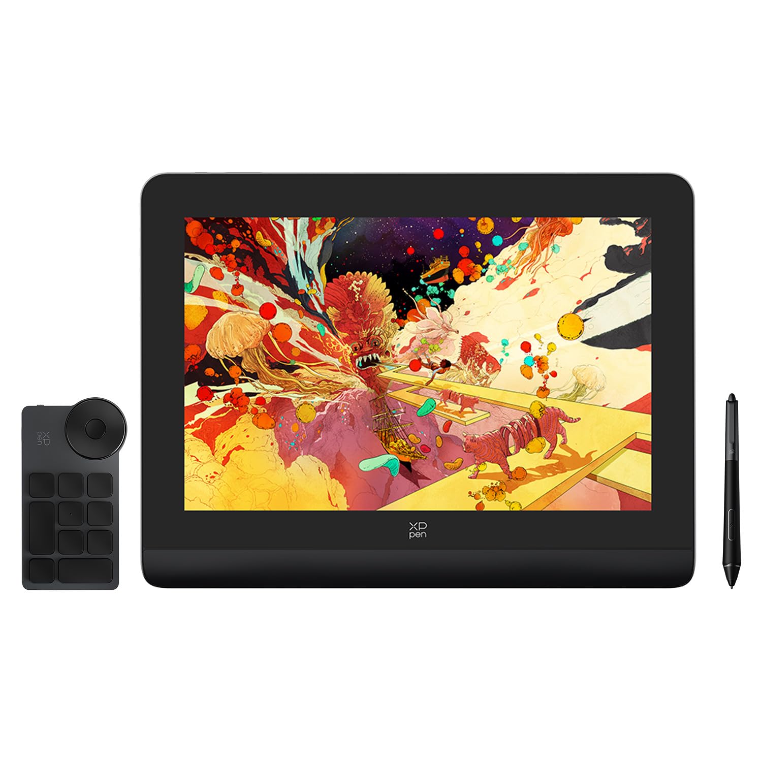XPPen LCD Tab 14 Inch LCD Pen Tablet X3 Pro Pen with ACK05 Left Hand Device Stand Included Illustration Production Telework Drawing Year Manufacturer
XPPen LCD Tab 14 Inch LCD Pen Tablet X3 Pro Pen with ACK05 Left Hand Device Stand Included Illustration Production Telework Drawing Year Manufacturer