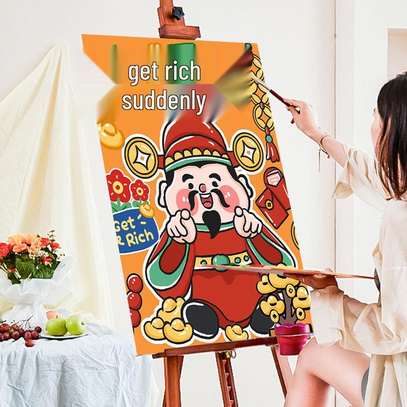 2025 Festive God of Wealth DIY Oil Painting by Numbers Kit 20x30 cm
2025 Festive God of Wealth DIY Oil Painting by Numbers Kit 20x30 cm