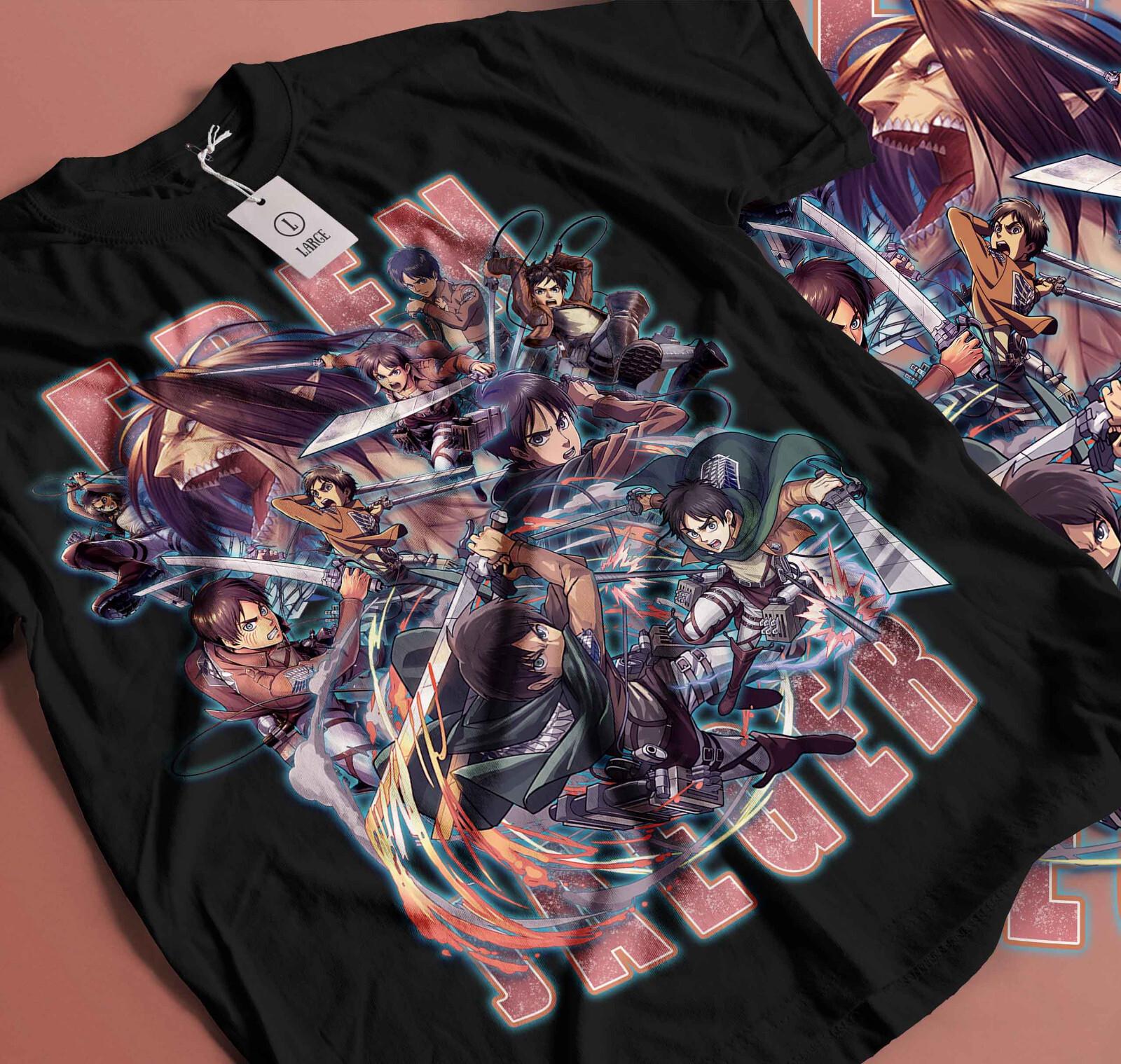 Attack On Titan Eren and Mikasa T-Shirt Mens Womens Tees Top Girl Horror Anime AOT Shirt Mens Womens Tees Top All Size 220 S
Attack On Titan Eren and Mikasa T-Shirt Mens Womens Tees Top Girl Horror Anime AOT Shirt Mens Womens Tees Top All Size 220 S