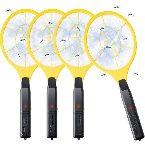 Набор из 4 ракеток Raqueta Electrica Mosquitos 1500 V Bug Zapper, 17,3 дюйма; Ракетка для мух от комаров Электронная мухобойка Ручная мухобойка Теннис
Набор из 4 ракеток Raqueta Electrica Mosquitos 1500 V Bug Zapper, 17,3 дюйма; Ракетка для мух от комаров Электронная мухобойка Ручная мухобойка Теннис