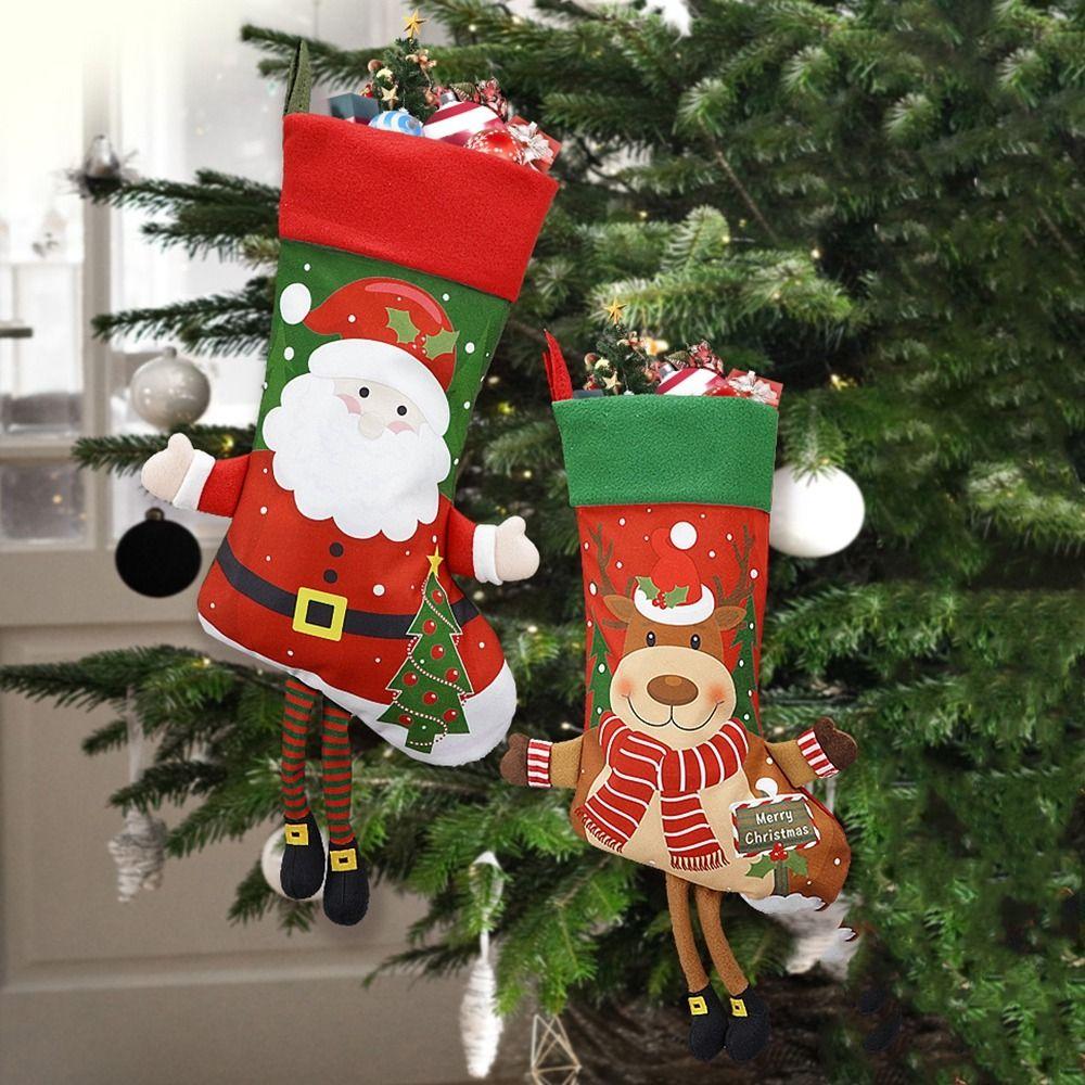 Santa Claus Christmas Socks Pendant Snowman Xmas Candy Bag Gift Christmas Tree Pendants Children
Santa Claus Christmas Socks Pendant Snowman Xmas Candy Bag Gift Christmas Tree Pendants Children