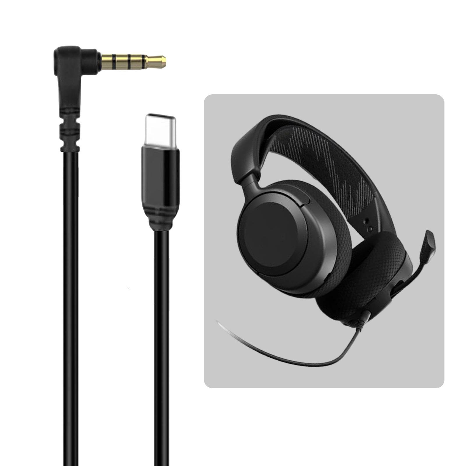 3.5mm Type C Audio Cable Replacement for SteelSeries Arctis Nova 3 Headphones Long Wire
3.5mm Type C Audio Cable Replacement for SteelSeries Arctis Nova 3 Headphones Long Wire