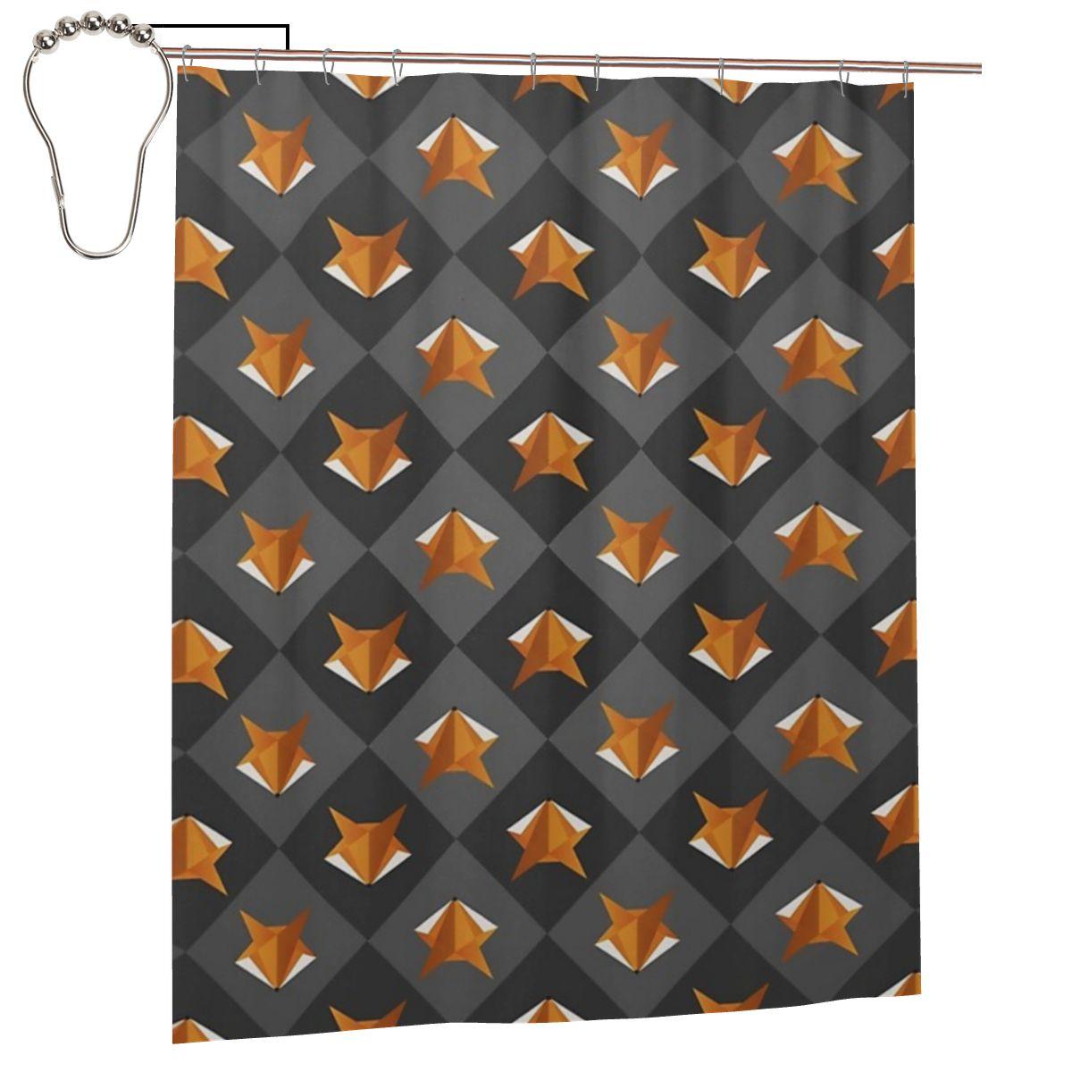 Kitsune Geometric Fox Shower Curtain Bathroom Polyester Waterproof Bath Curtains With Hooks W60H190(CM)-1 Pcs
Kitsune Geometric Fox Shower Curtain Bathroom Polyester Waterproof Bath Curtains With Hooks W60H190(CM)-1 Pcs