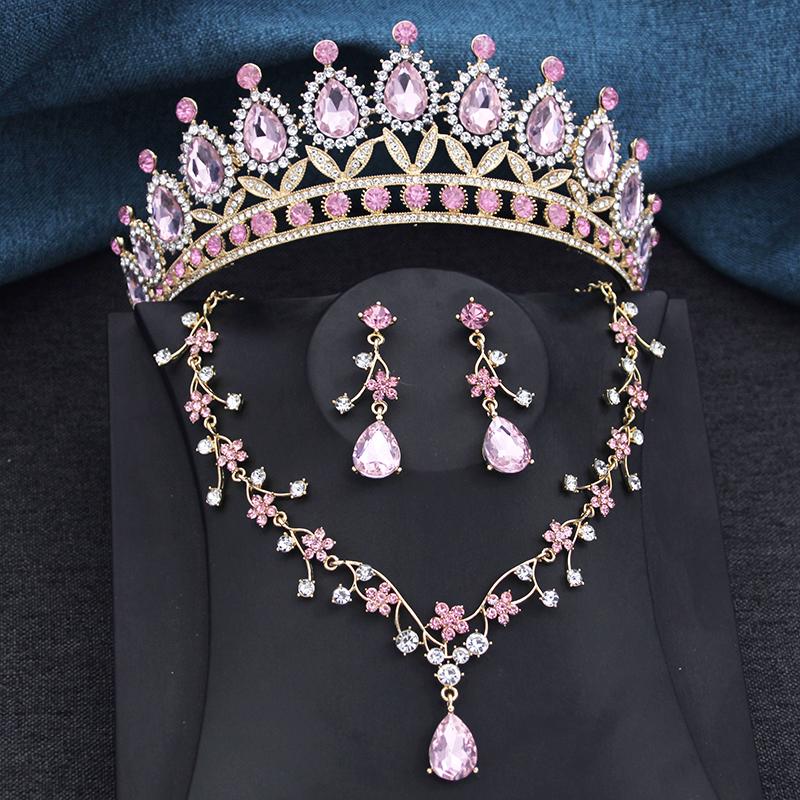 Комплекты свадебных украшений с каплями воды и кристаллами для женщин, комплект из 3 предметов, диадемы и ожерелья, серьги, свадебная корона, аксессуары для невесты
Комплекты свадебных украшений с каплями воды и кристаллами для женщин, комплект из 3 предметов, диадемы и ожерелья, серьги, свадебная корона, аксессуары для невесты