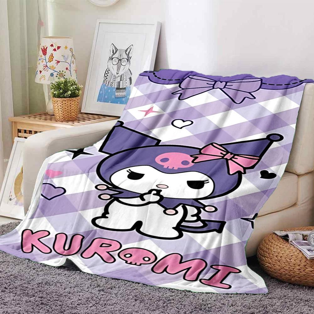 1pc Kuromi blanket Lightweight Flannel Throw for Sofa Bed Travel Camping Livingroom1107L 80cmx120cm(31inx47in)
1pc Kuromi blanket Lightweight Flannel Throw for Sofa Bed Travel Camping Livingroom1107L 80cmx120cm(31inx47in)