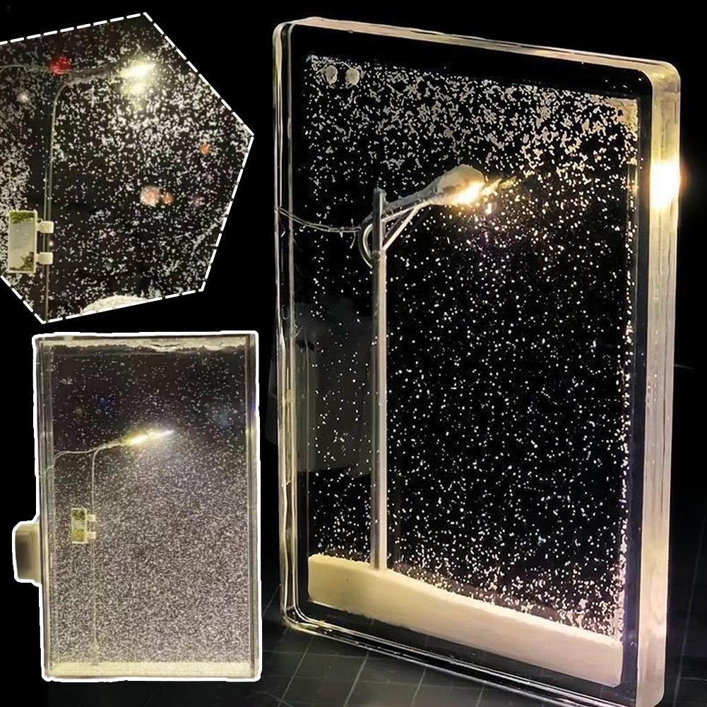 Christmas Nightlight Bedside Lamp Magic Snowy Landscape Handmade DIY Arts And Crafts Christmas Desktop Ornament
Christmas Nightlight Bedside Lamp Magic Snowy Landscape Handmade DIY Arts And Crafts Christmas Desktop Ornament
