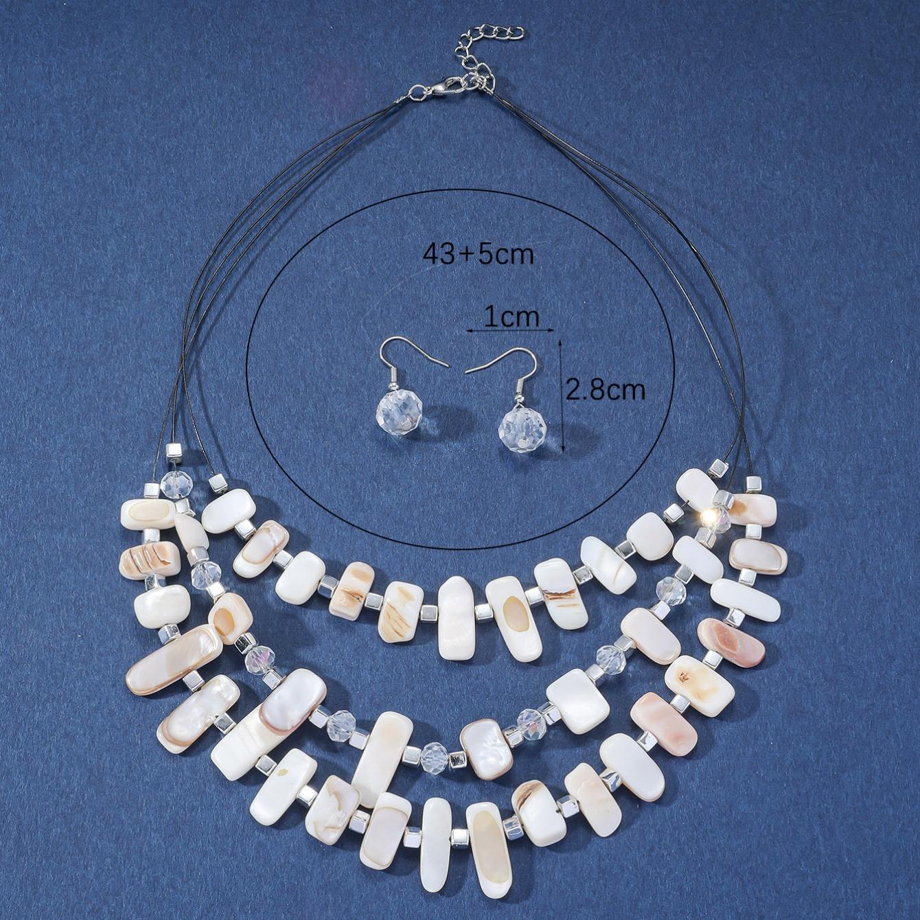 Ожерелье Серьги Комплект для Женщин Многослойные Чокер Женские Комплекты Ювелирных Изделий бежевый
Ожерелье Серьги Комплект для Женщин Многослойные Чокер Женские Комплекты Ювелирных Изделий бежевый