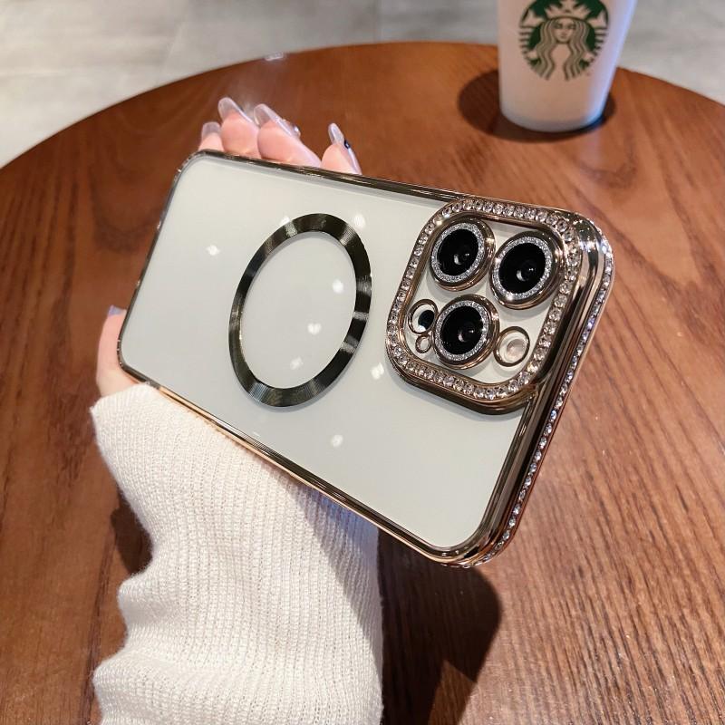 Подходит для Iphone16Promax, Гальванизированная магнитная кромка с бриллиантами, Блестящая пленка для линз Apple 15, Противоударный защитный чехол 14 iPhone11 золотой
Подходит для Iphone16Promax, Гальванизированная магнитная кромка с бриллиантами, Блестящая пленка для линз Apple 15, Противоударный защитный чехол 14 iPhone11 золотой