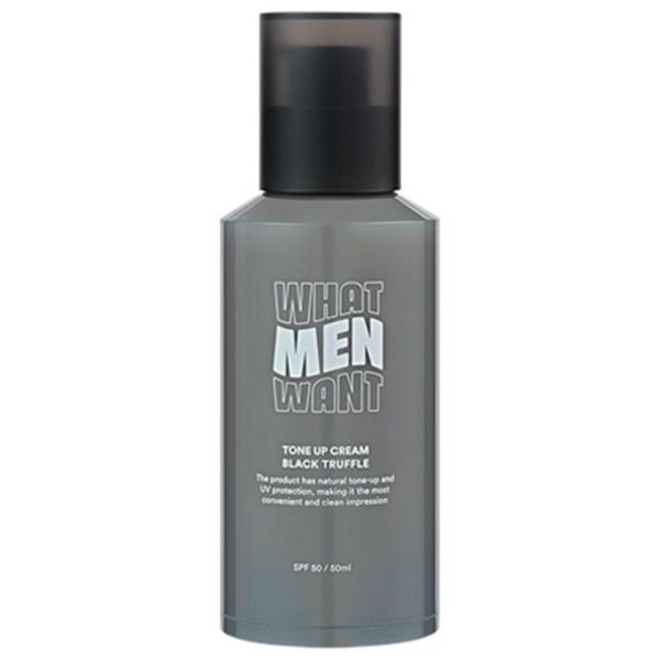 Whatman Want Men’s Black Truffle Tone-Up Cream SPF50+ PA++++ 50ml, flesh color, 1 pc., Korea best mens cosmetics
Whatman Want Men’s Black Truffle Tone-Up Cream SPF50+ PA++++ 50ml, flesh color, 1 pc., Korea best mens cosmetics