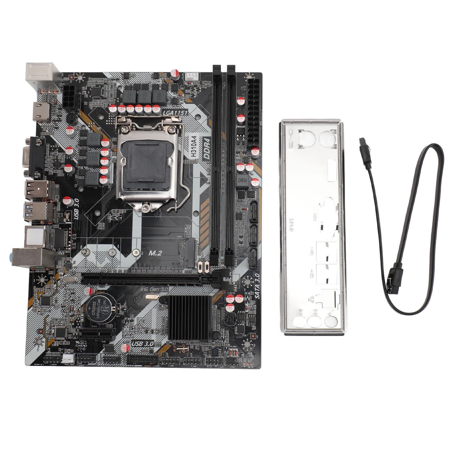 H310A4 Computer Motherboard Dual Channel DDR4 PCIe X16 Gen 3.0 Slot ATX Motherboard with M.2
H310A4 Computer Motherboard Dual Channel DDR4 PCIe X16 Gen 3.0 Slot ATX Motherboard with M.2