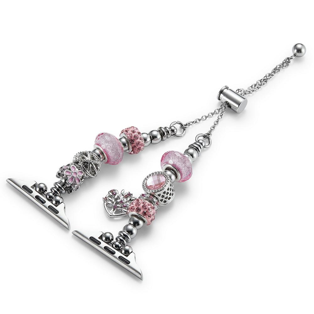Beaded Bracelet Band for Apple Watch Series 10 42mm/9 8 7 41mm/SE (2023) SE (2022) SE 6 5 4 40mm/3 2 1 38mm Jewelry Watch Strap Pink/Heart
Beaded Bracelet Band for Apple Watch Series 10 42mm/9 8 7 41mm/SE (2023) SE (2022) SE 6 5 4 40mm/3 2 1 38mm Jewelry Watch Strap Pink/Heart