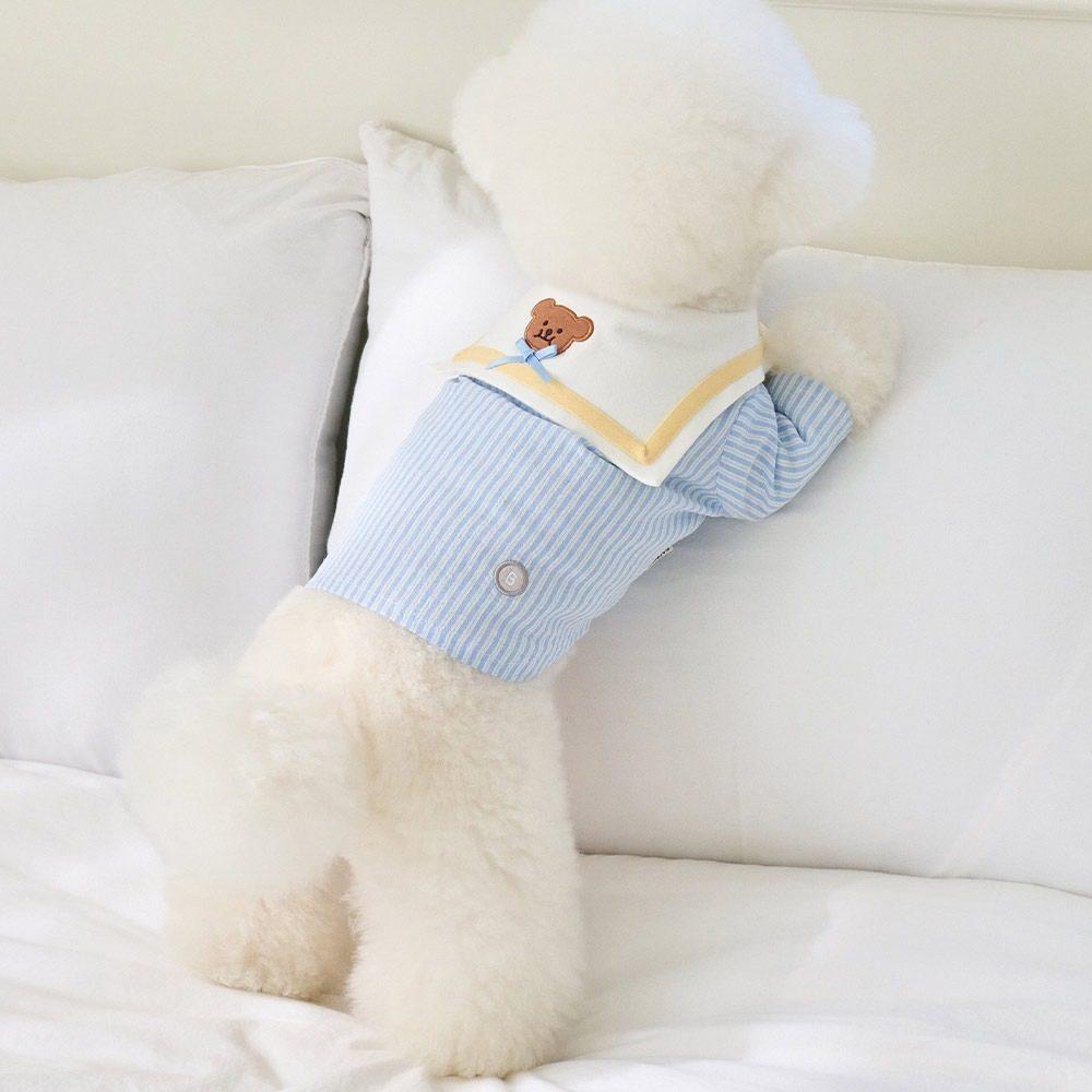 Spring Summer Thin Breathable Sailor Collar Pet Shirt with Bear Print for Small Dogs & Cats, Casual Daily Wear XS (Wt: 0.5-1.5kg)
Spring Summer Thin Breathable Sailor Collar Pet Shirt with Bear Print for Small Dogs & Cats, Casual Daily Wear XS (Wt: 0.5-1.5kg)