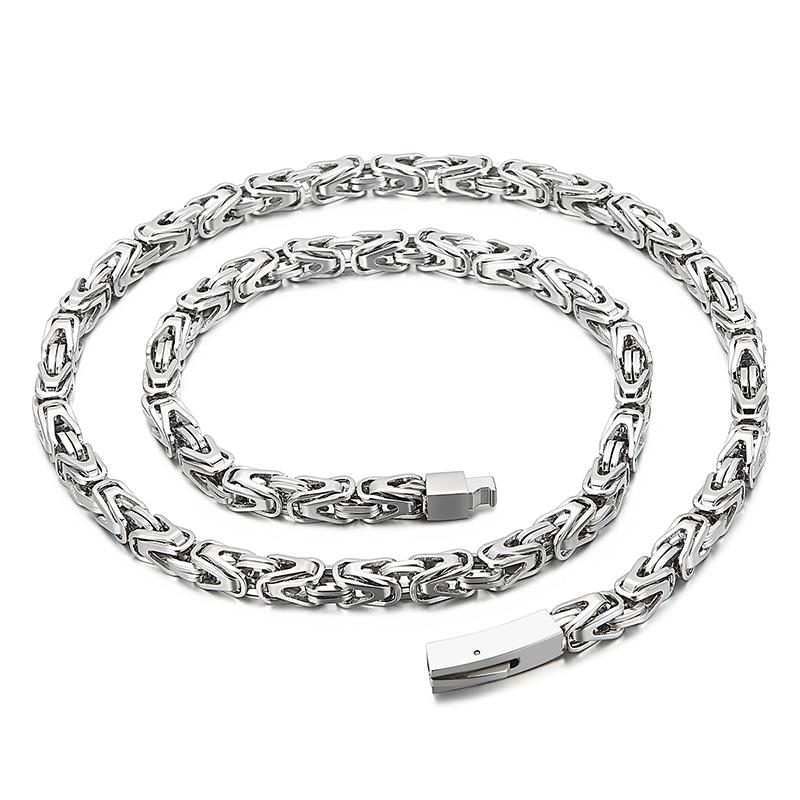 Vintage Seven Color 6mm Lock Chain Men s Stainless Steel Polished Necklace HipHop Byzantine Male Colorful Charm Biker Jewelry 55cm
Vintage Seven Color 6mm Lock Chain Men s Stainless Steel Polished Necklace HipHop Byzantine Male Colorful Charm Biker Jewelry 55cm