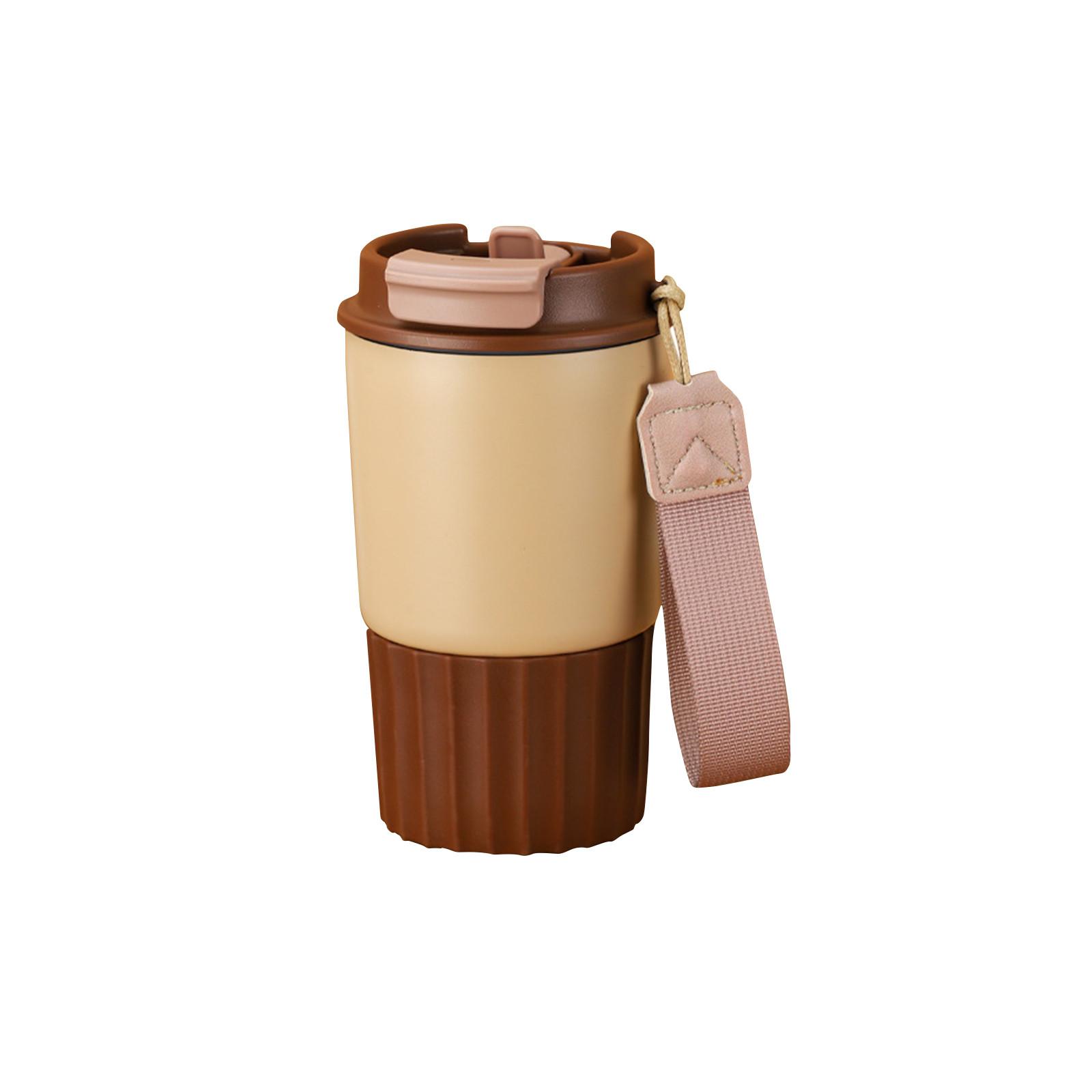 Stainless Steel Insulated Travel Mug with Handle Strap Car Cup Direct Drinking Portable Coffee Cup Suitable for Outdoor and Vehicle Use One Size
Stainless Steel Insulated Travel Mug with Handle Strap Car Cup Direct Drinking Portable Coffee Cup Suitable for Outdoor and Vehicle Use One Size