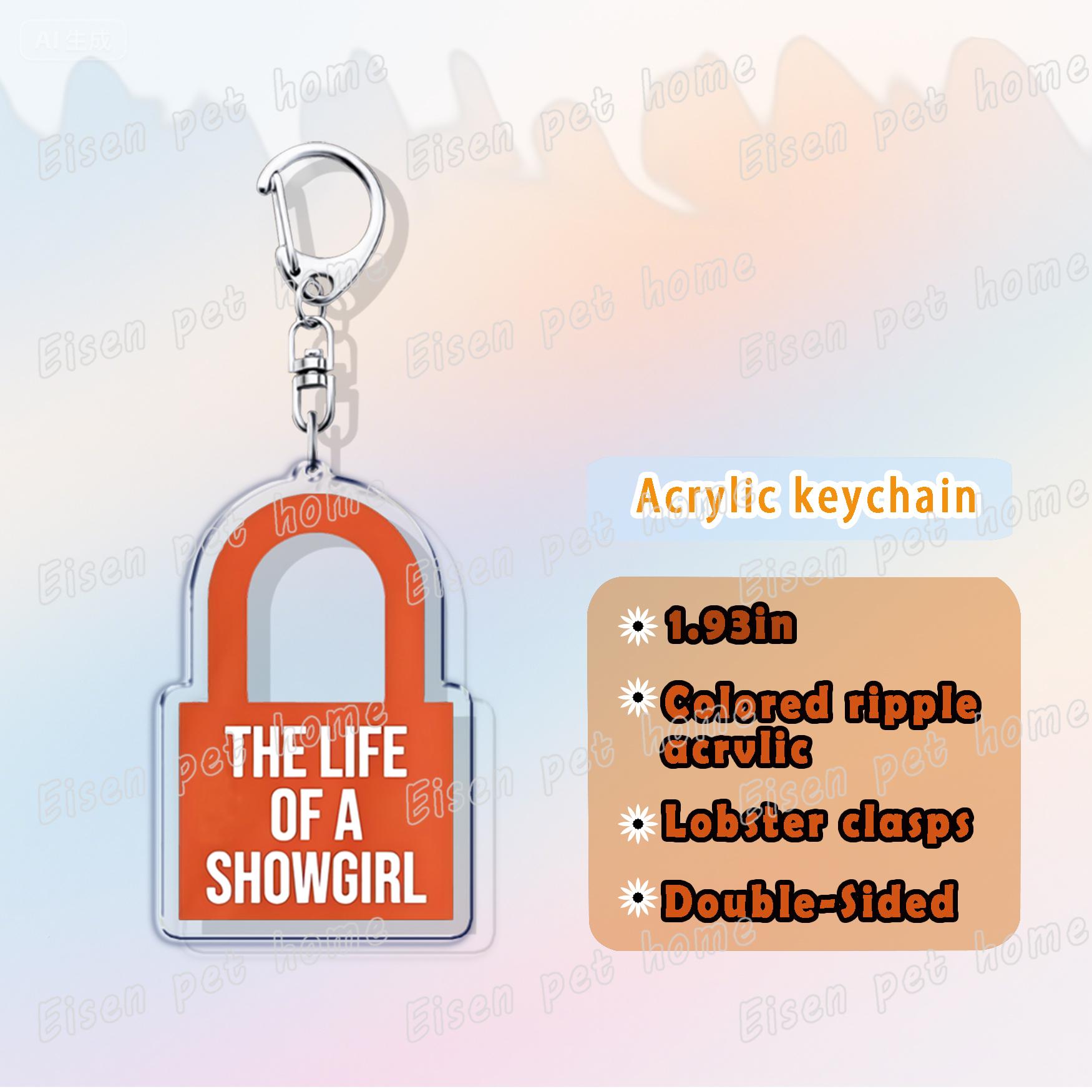The Life of A Showgirl Keychains for Accessories Bag Charms Songs Music WomensKey Chain Ring Gifts Friends Gaming Keyrings
The Life of A Showgirl Keychains for Accessories Bag Charms Songs Music WomensKey Chain Ring Gifts Friends Gaming Keyrings
