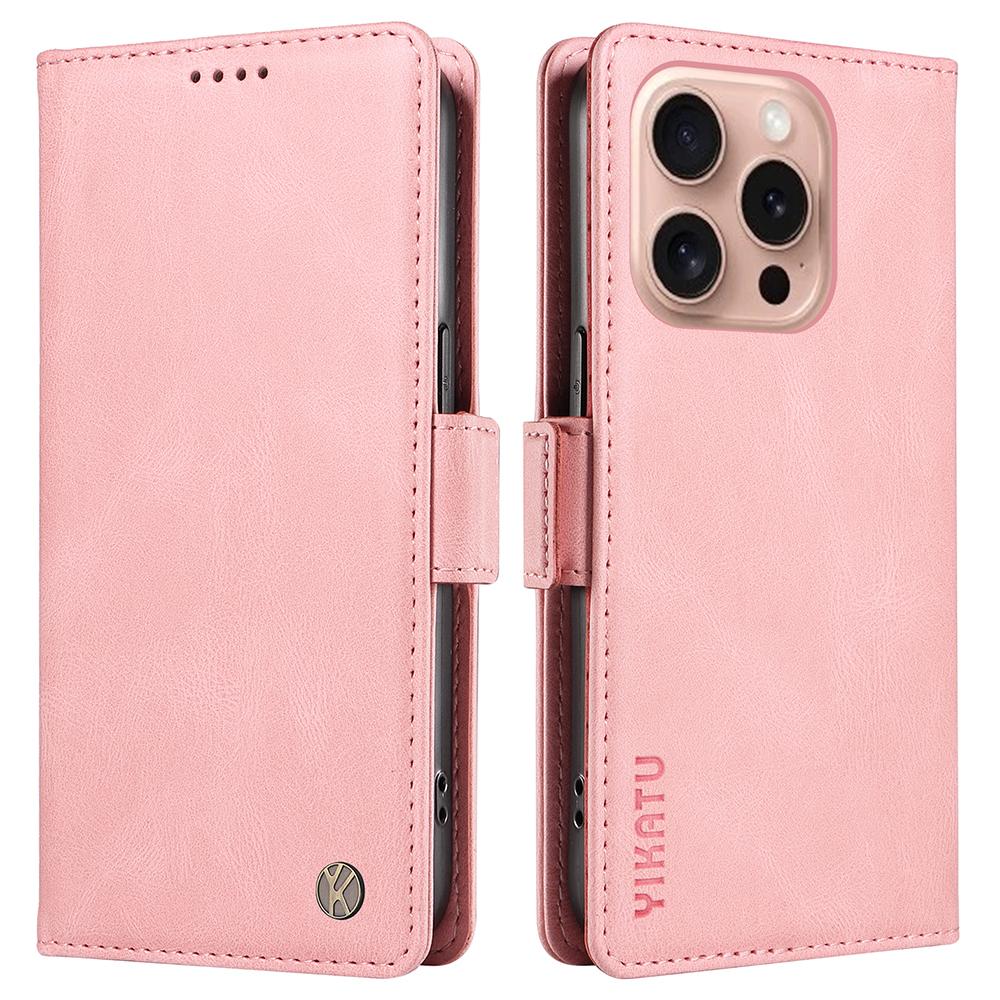 For iPhone 16 Pro Case Skin-Touch Leather Wallet Phone Cover Pink
For iPhone 16 Pro Case Skin-Touch Leather Wallet Phone Cover Pink