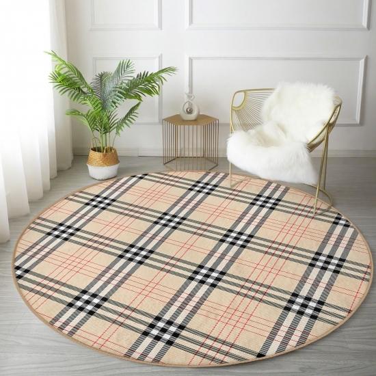 Deymend Cream Floor Check Pattern Современный офисный моющийся нескользящий круглый ковер
Deymend Cream Floor Check Pattern Современный офисный моющийся нескользящий круглый ковер