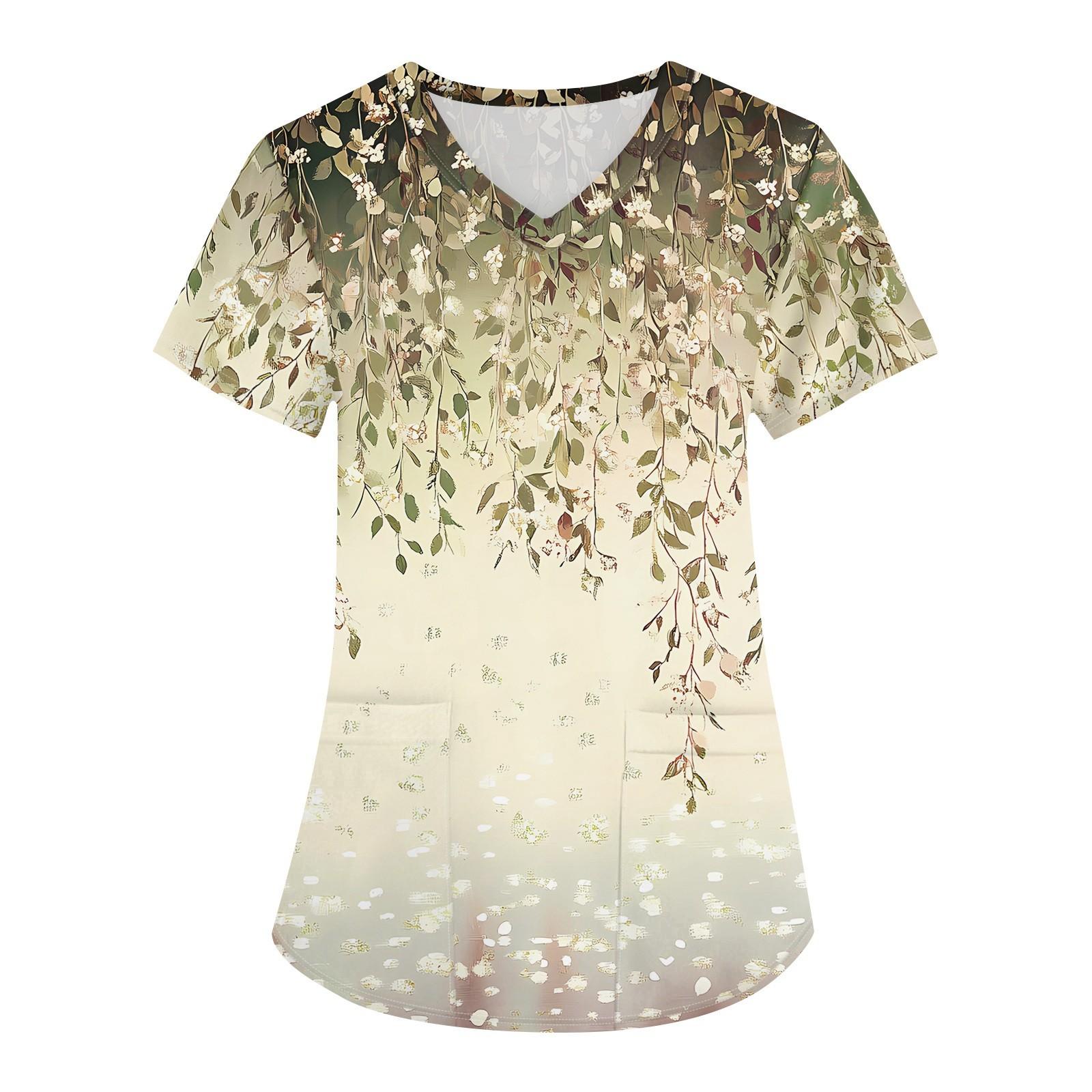 Женская мода с v-образным вырезом, короткими рукавами и карманами, топы с принтом XL армия зеленый
Женская мода с v-образным вырезом, короткими рукавами и карманами, топы с принтом XL армия зеленый