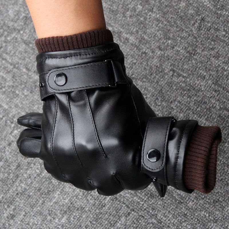 Leather Gloves Men Winter Cycling Fleece-lined Thickening Thermal Windproof Waterproof Touch Screen Winter Motorcycle Cycling Gloves Three-wire screw(Fleece-lined thick) All yards
Leather Gloves Men Winter Cycling Fleece-lined Thickening Thermal Windproof Waterproof Touch Screen Winter Motorcycle Cycling Gloves Three-wire screw(Fleece-lined thick) All yards