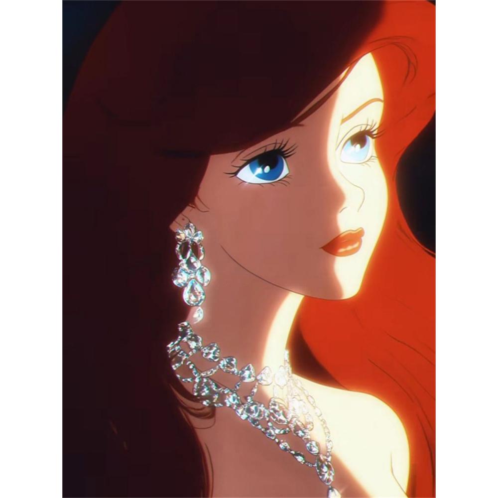 Disney 5D DIY Diamond Painting: Ariel The Little Mermaid Classic Cartoon Full Diamond Mosaic Art Wall Decoration Set Round 20x30cm
Disney 5D DIY Diamond Painting: Ariel The Little Mermaid Classic Cartoon Full Diamond Mosaic Art Wall Decoration Set Round 20x30cm