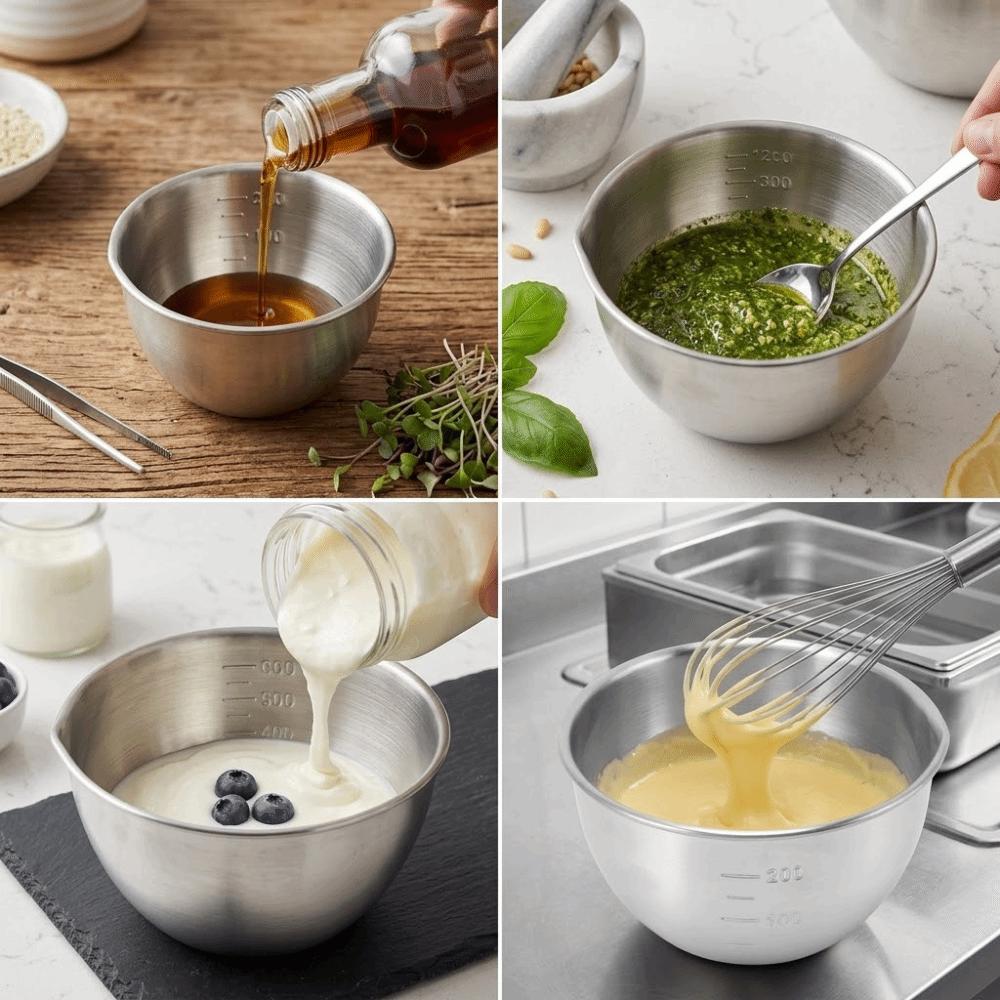 Scale Mark Mixing Bowl Rustless Baking Bowl Food Safe Fruit Basin Kitchen Cooking Diameter 10cm
Scale Mark Mixing Bowl Rustless Baking Bowl Food Safe Fruit Basin Kitchen Cooking Diameter 10cm